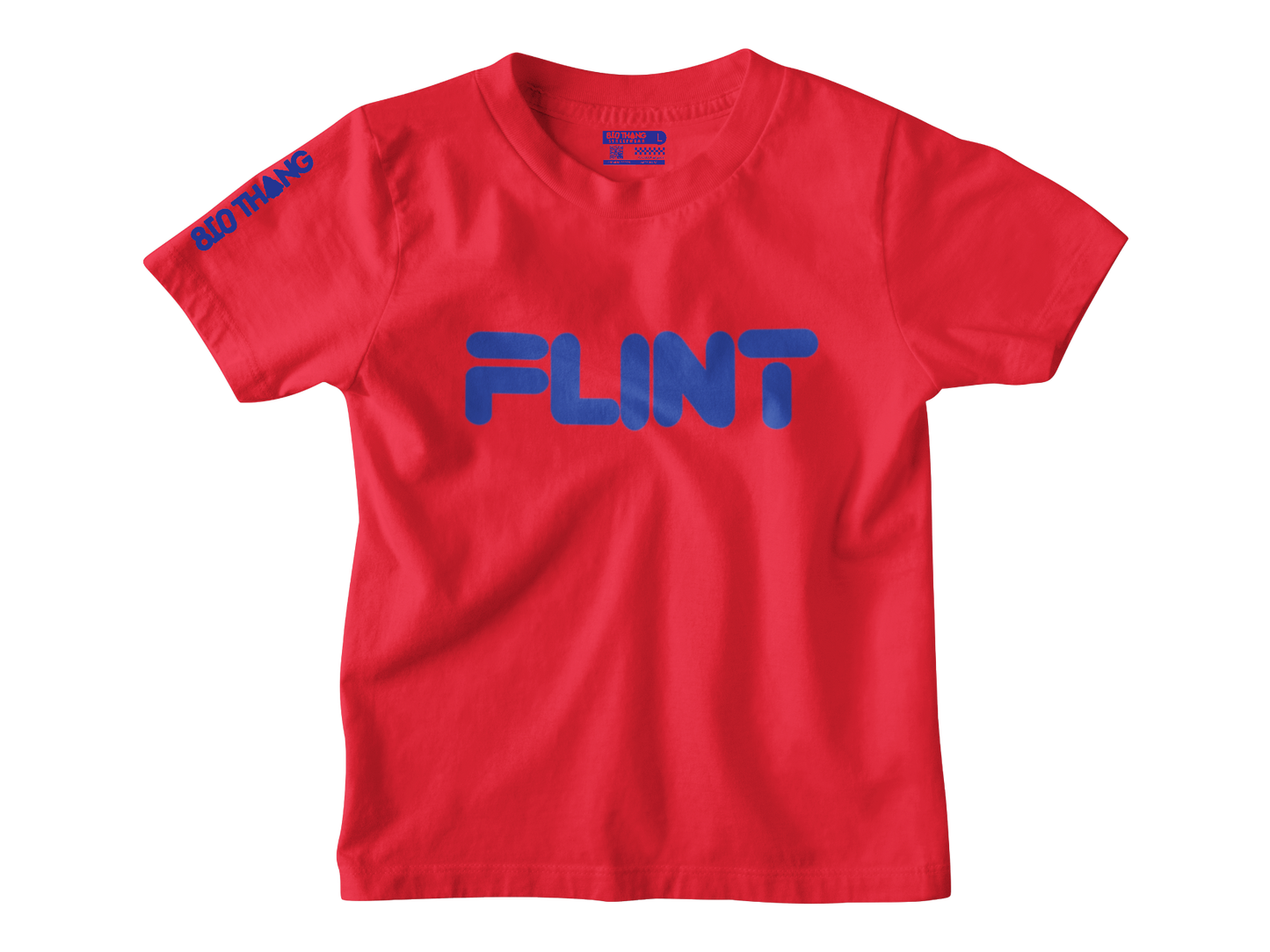 Kids Short Sleeve Blue print Flint Tee