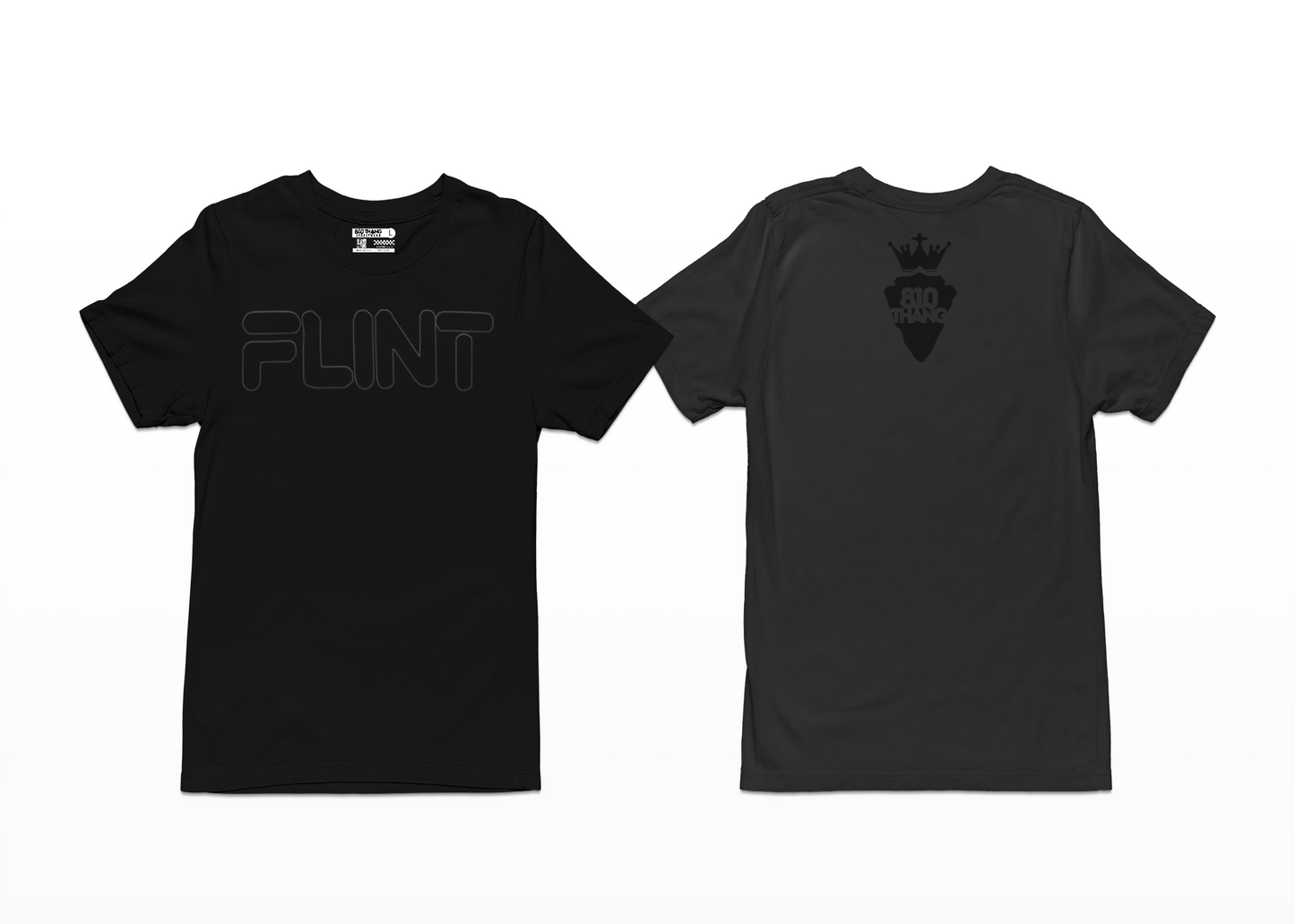 Premium Unisex Flint Short Sleeve T-Shirt. Black print