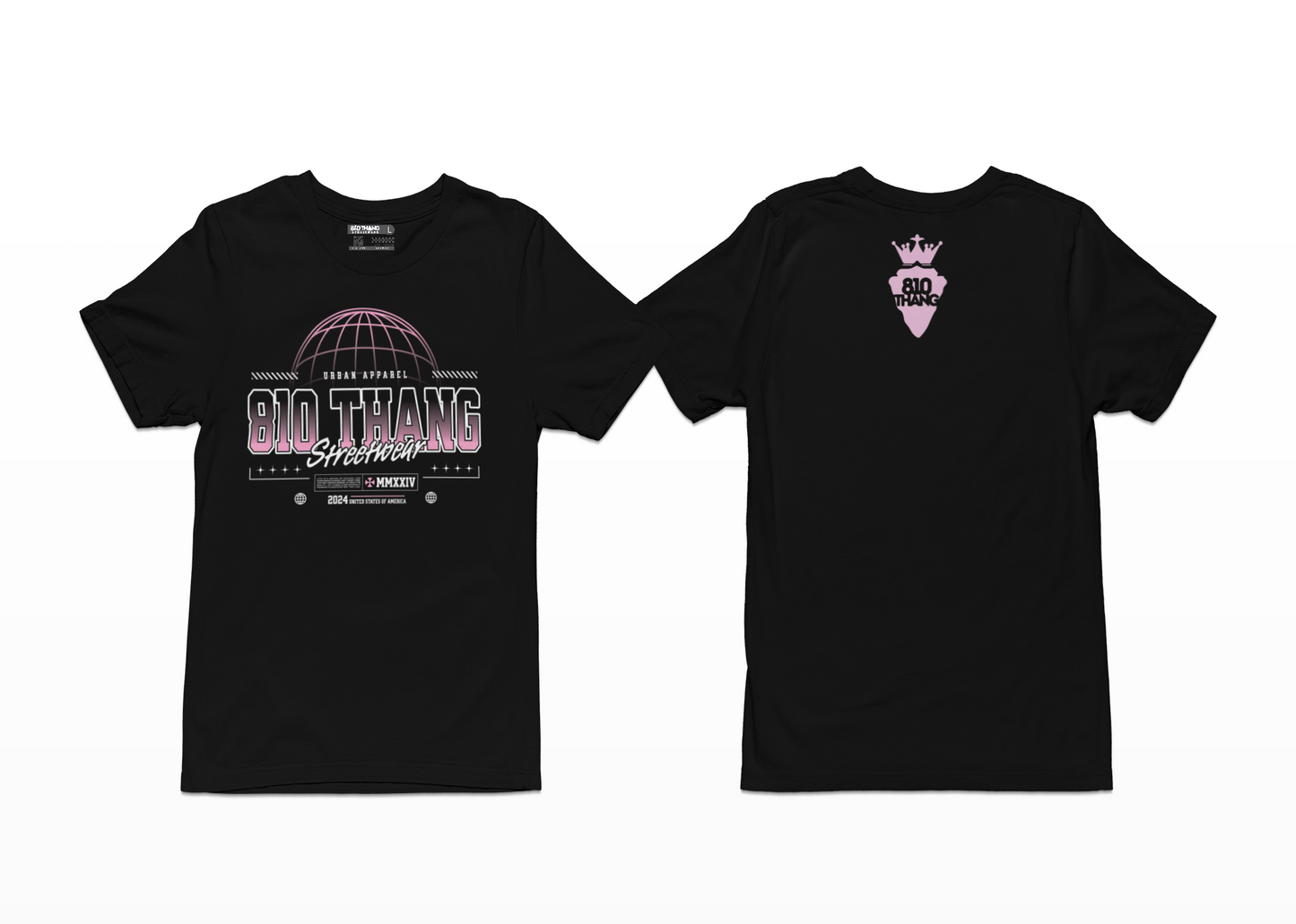 Pink Print 810 THANG Streetwear Tee