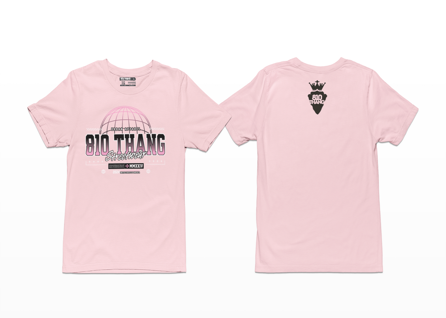 Pink Print 810 THANG Streetwear Tee