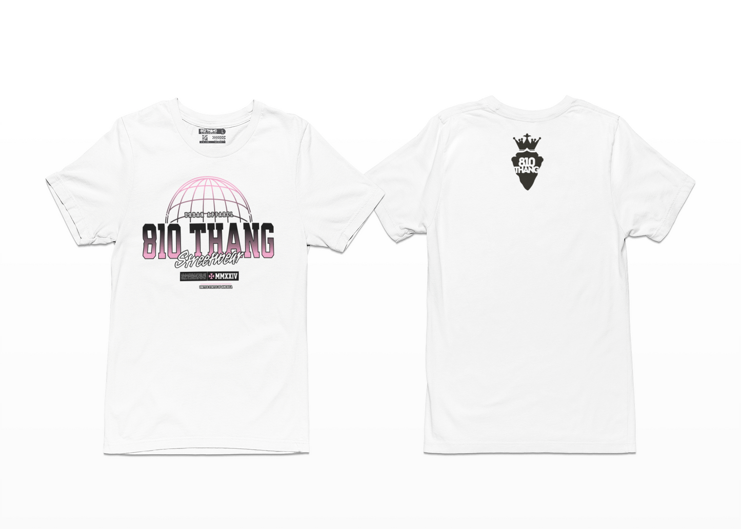 Pink Print 810 THANG Streetwear Tee