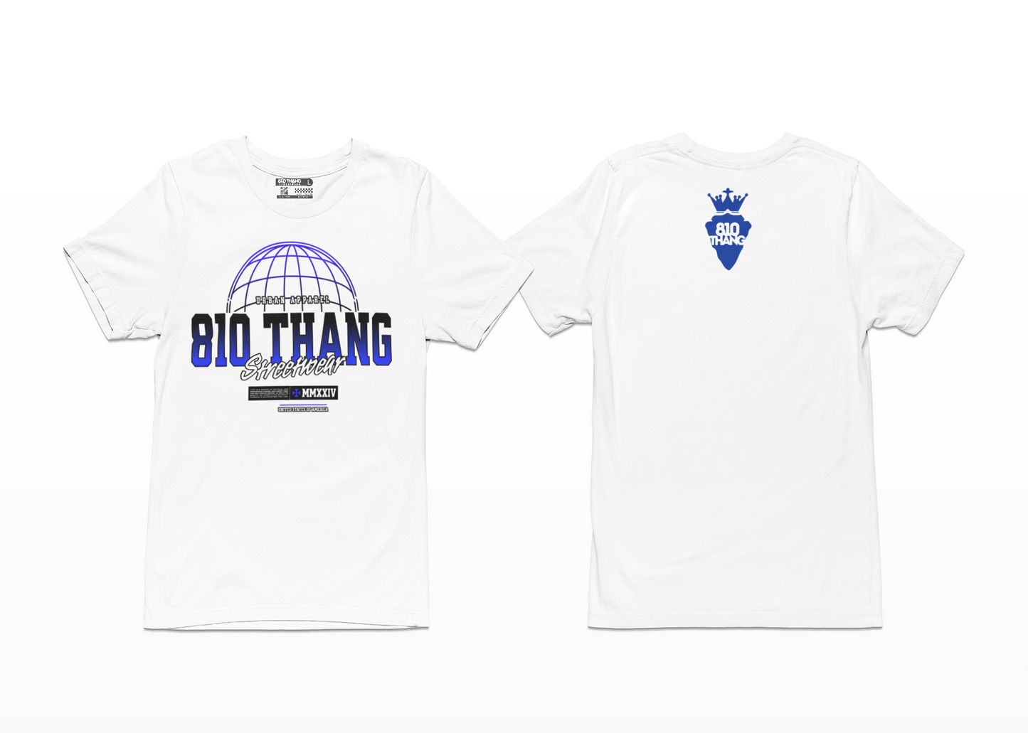 Blue Print 810 THANG Streetwear Tee