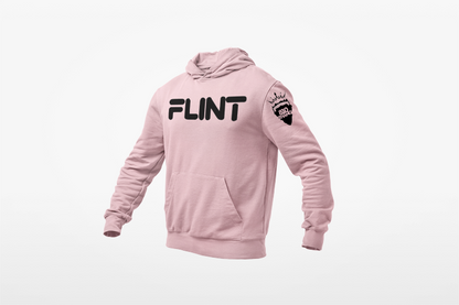 Flint Hoodies with black print.