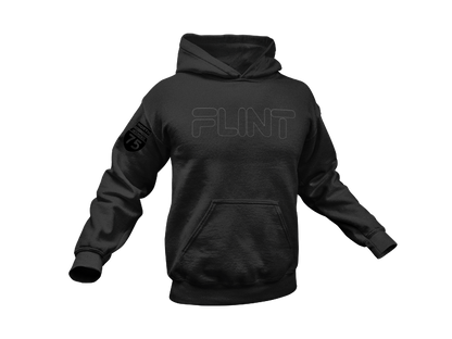 Flint Hoodies with black print.