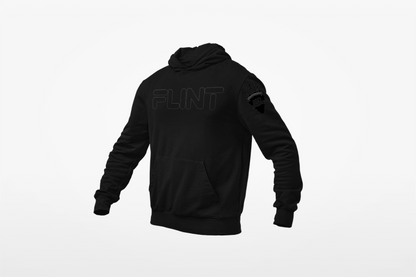 Flint Hoodies with black print.