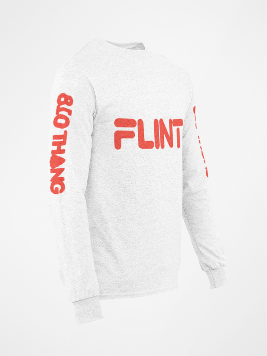 Long Sleeve 810 Thang Tee with Red Print.